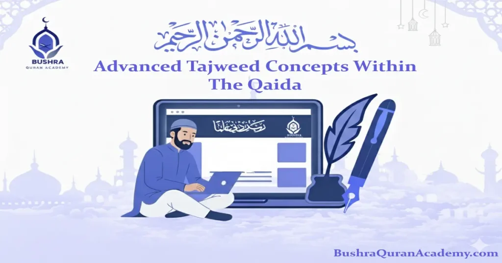 advanced Tajweed rules explained in Noorani Qaida for accurate Quranic recitation and pronunciation