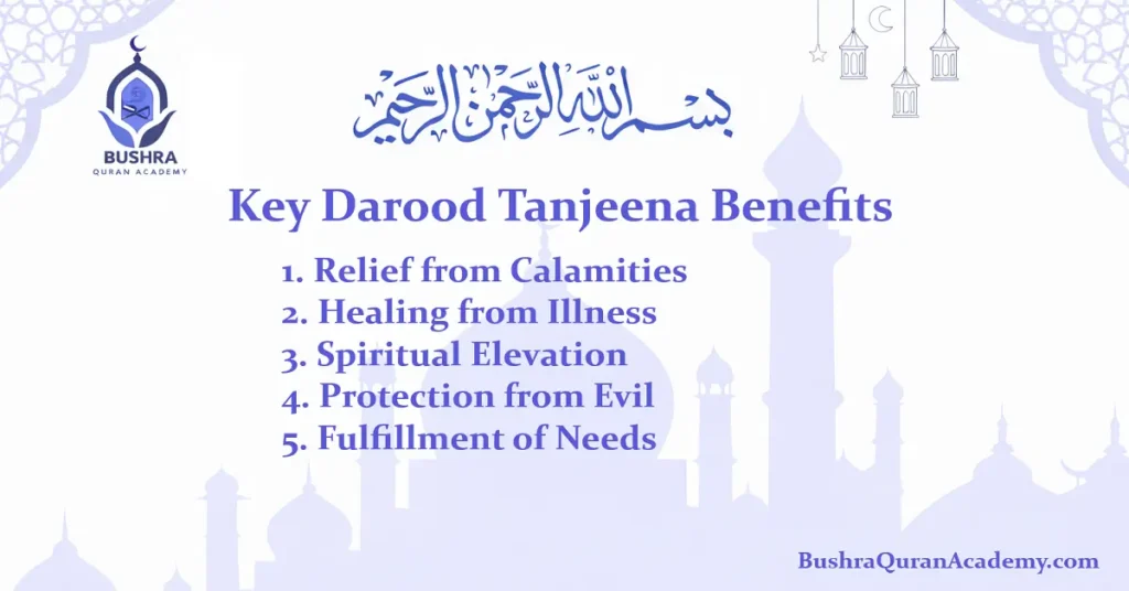 Darood Tanjeena: The Powerful Prayer of Deliverance Guide 2 A glowing spiritual light illuminating the text of the Darood Tanjeena benefits for health and success.