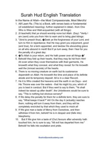Surah Hud English Translation Pdf pdf