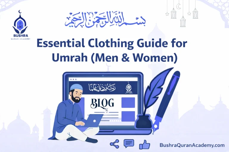 Umrah Clothing Guide for Men and Women – Ihram Rules 1 Essential Clothing Guide for Umrah for men and women with Ihram rules and modest dressing tips