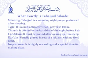 A peaceful, minimalist setting with a prayer mat and a lamp in the dark, illustrating the quiet essence of what exactly is Tahajjud Salaah for spiritual seekers.