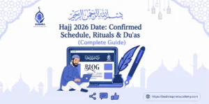 Hajj 2026 pilgrims performing Tawaf at Kaaba in Makkah