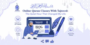 Online Quran classes with Tajweed at Bushra Quran Academy featured banner