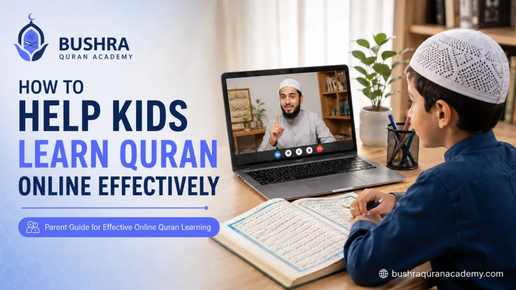 How to Help Kids Learn Quran Online Effectively 1 A quiet and distraction-free study space can help kids learn Quran online with better focus, confidence, and consistency.
